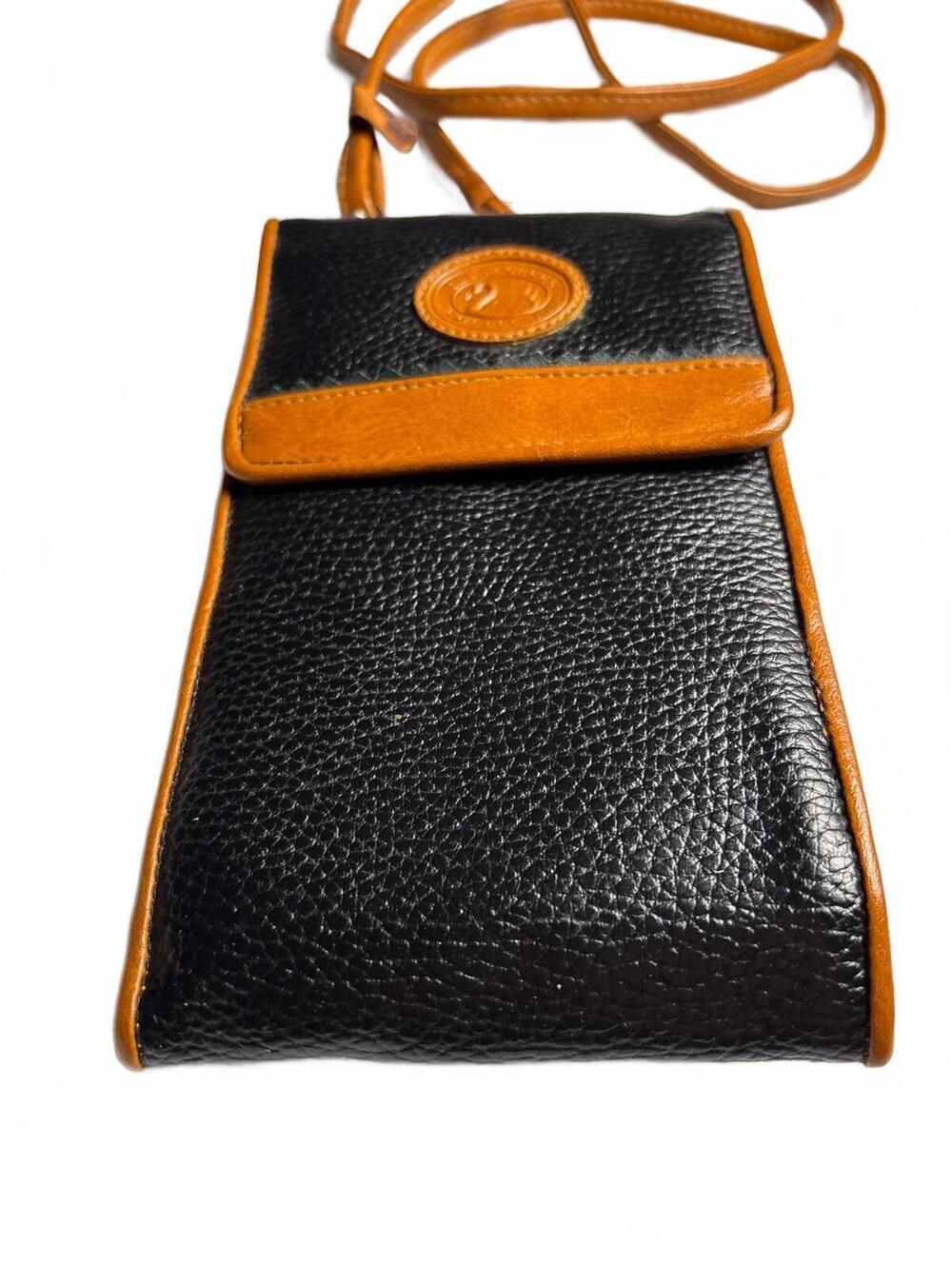 Vintage Dooney & Bourke  Leather Crossbody Phone Bag